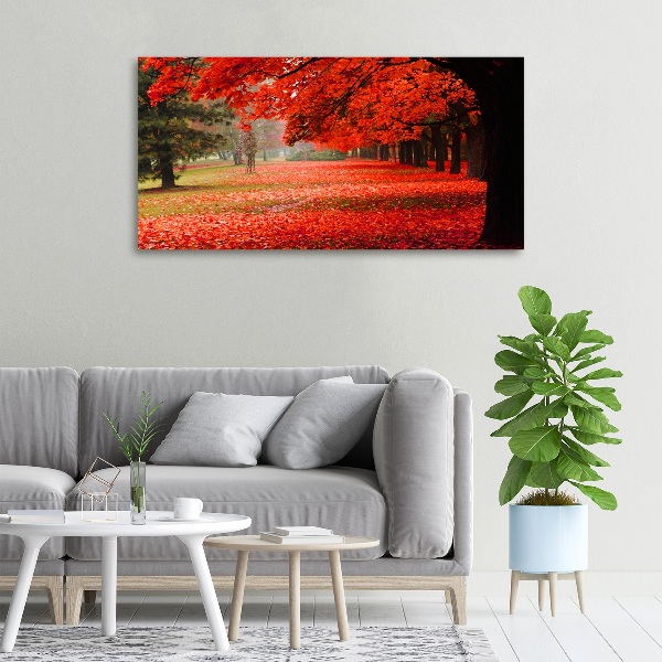 Canvas schilderij Bomen in de herfst