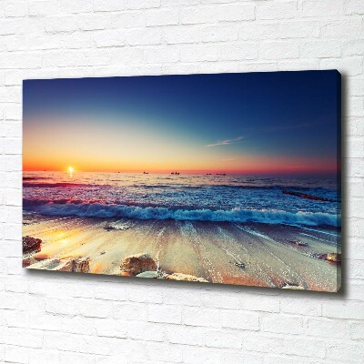 Foto op canvas Zonsopgang aan zee