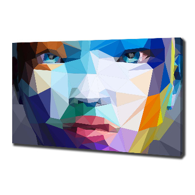 Foto op canvas Abstracte vrouw