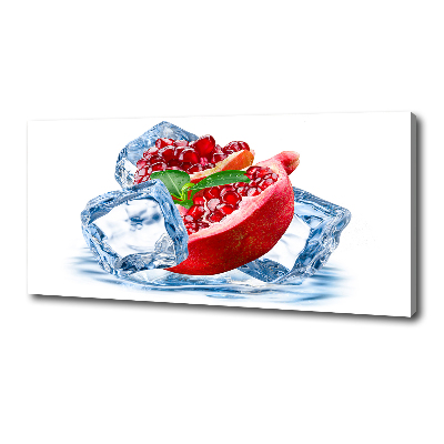 Foto op canvas Granaatappel met ijs