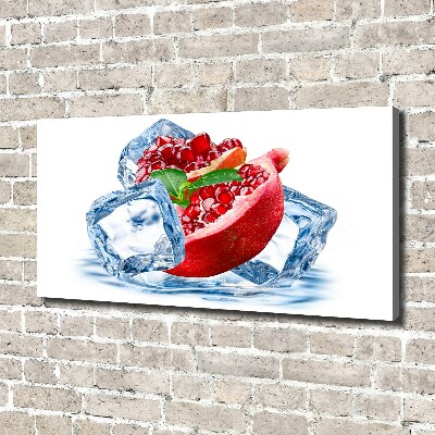 Foto op canvas Granaatappel met ijs