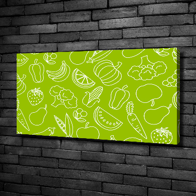 Canvas schilderij Fruit en groenten