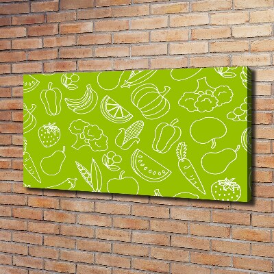 Canvas schilderij Fruit en groenten