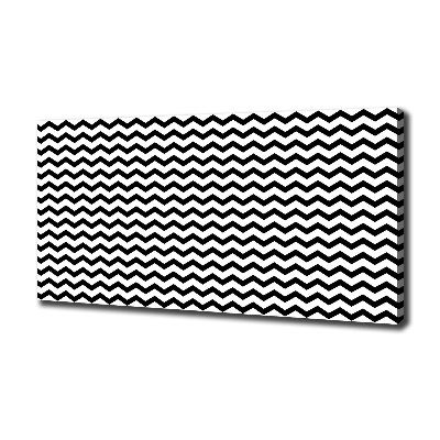 Foto canvas Zigzags