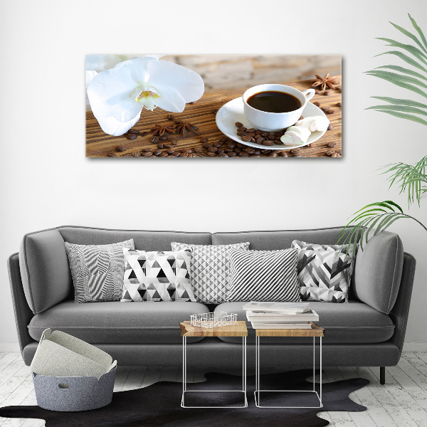 Canvas foto Een kopje koffie