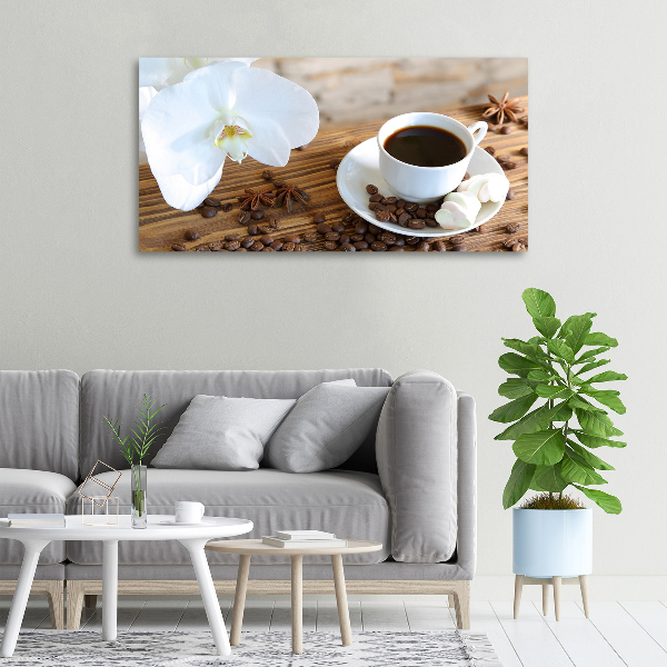 Canvas foto Een kopje koffie