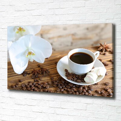 Canvas foto Een kopje koffie