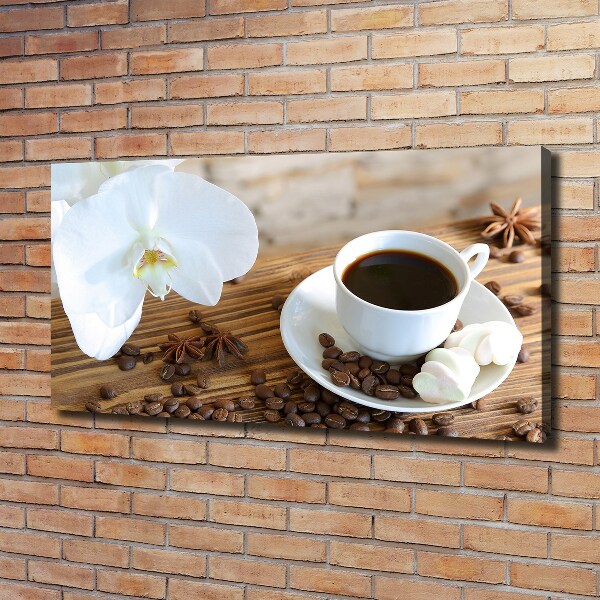 Canvas foto Een kopje koffie