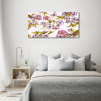 Foto canvas Kersenbloesems