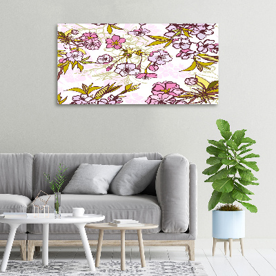 Foto canvas Kersenbloesems