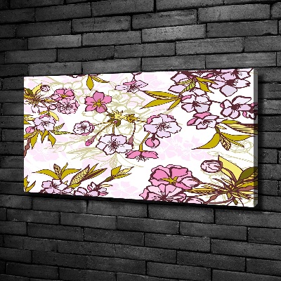 Foto canvas Kersenbloesems