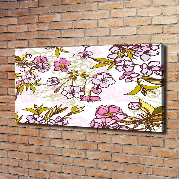 Foto canvas Kersenbloesems