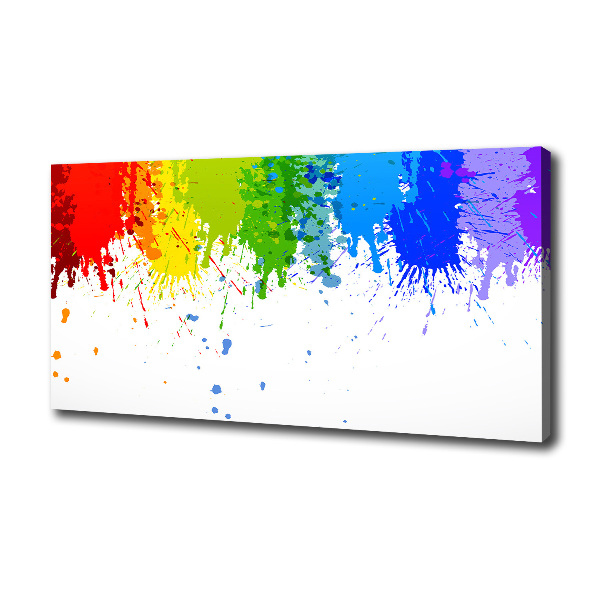 Canvas schilderij Regenboogvlekken