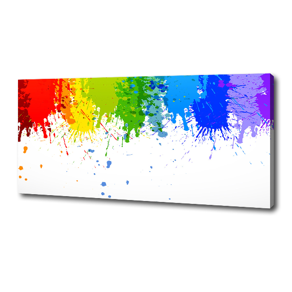Canvas schilderij Regenboogvlekken