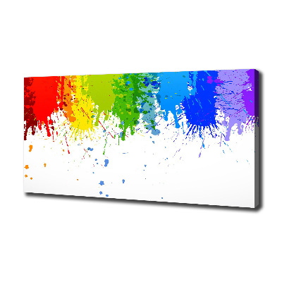 Canvas schilderij Regenboogvlekken