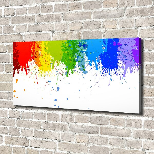 Canvas schilderij Regenboogvlekken