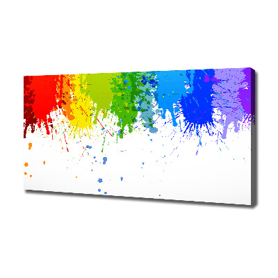 Canvas schilderij Regenboogvlekken