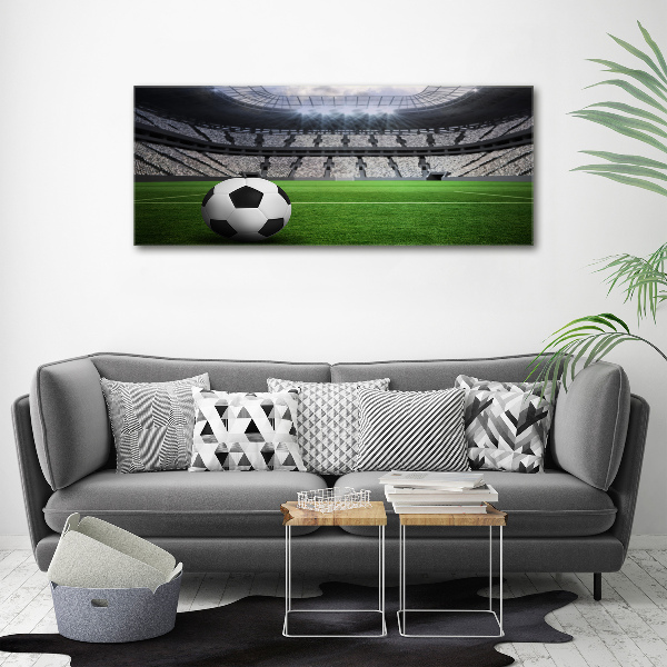 Foto op canvas Bal in het stadion