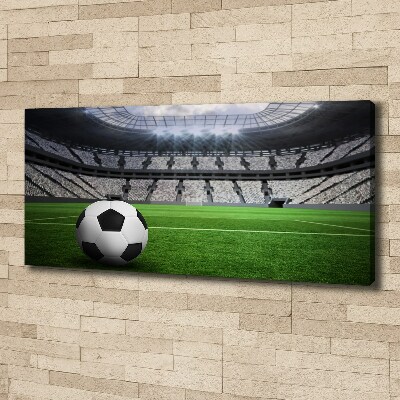 Foto op canvas Bal in het stadion