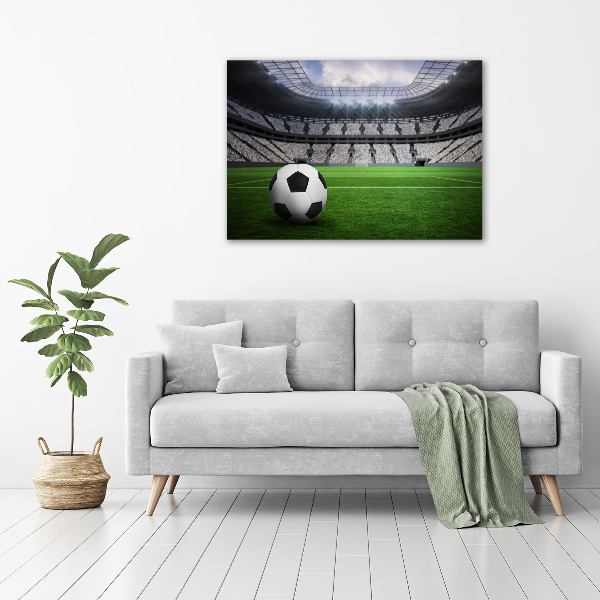 Foto op canvas Bal in het stadion