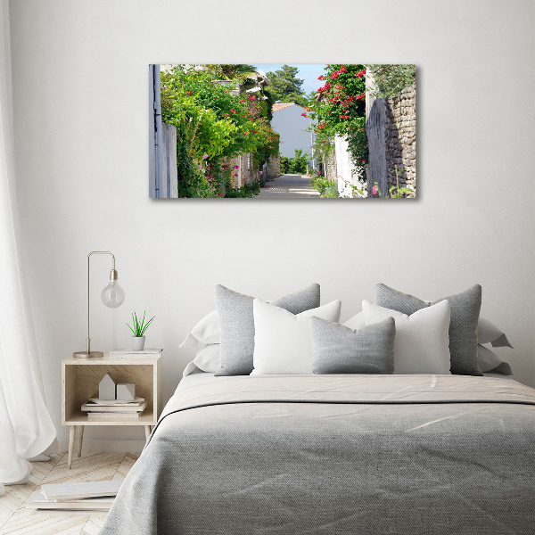 Foto canvas Bloemensteeg