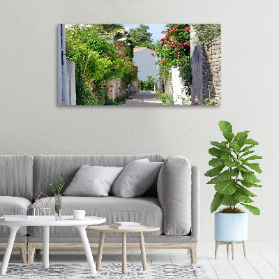 Foto canvas Bloemensteeg
