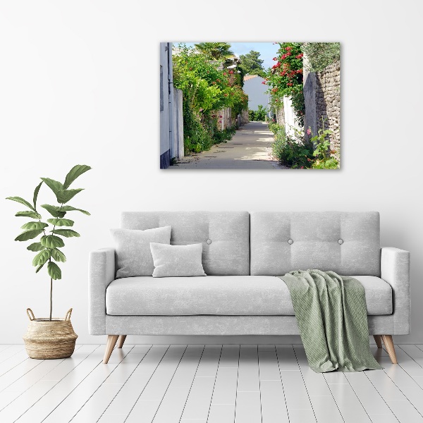 Foto canvas Bloemensteeg