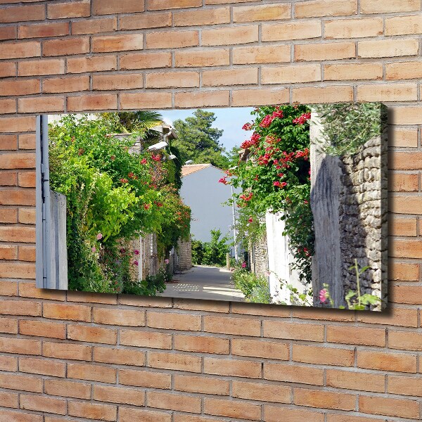 Foto canvas Bloemensteeg