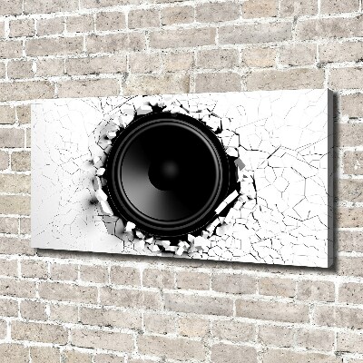 Foto canvas Luidspreker