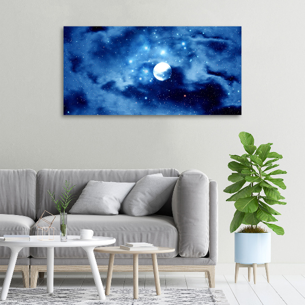 Foto canvas Volle maan