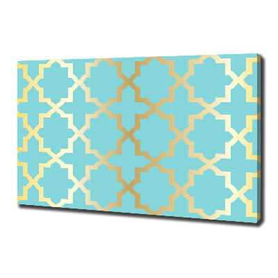 Canvas foto Arabisch patroon