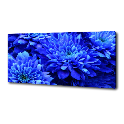 Canvas schilderij Blauwe aster