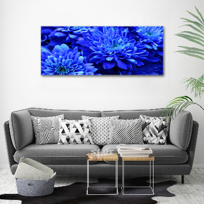 Canvas schilderij Blauwe aster