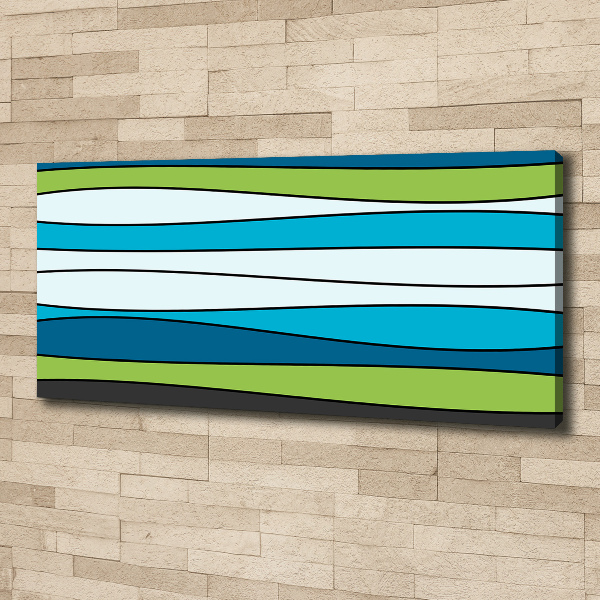 Canvas schilderij Kleurrijke strepen