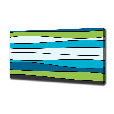 Canvas schilderij Kleurrijke strepen