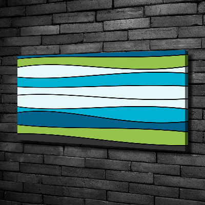 Canvas schilderij Kleurrijke strepen