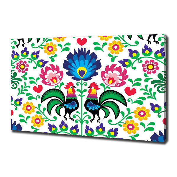 Canvas foto Etnisch patroon