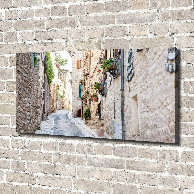 Foto op canvas Stadslaan