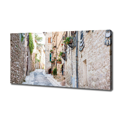 Foto op canvas Stadslaan