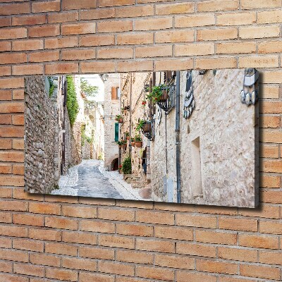 Foto op canvas Stadslaan