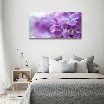 Canvas schilderij Seringbloemen