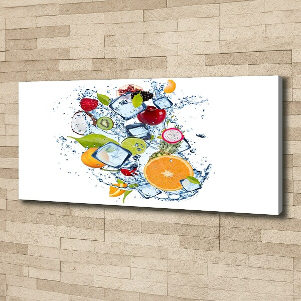Foto op canvas Fruit en ijs