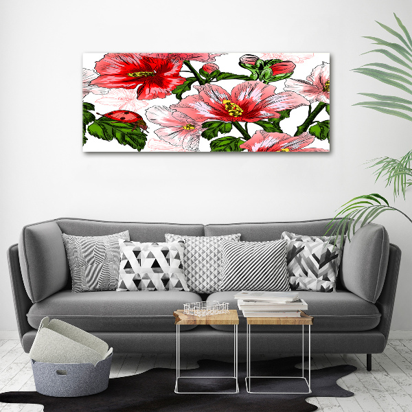 Schilderij op canvas Hibiscus