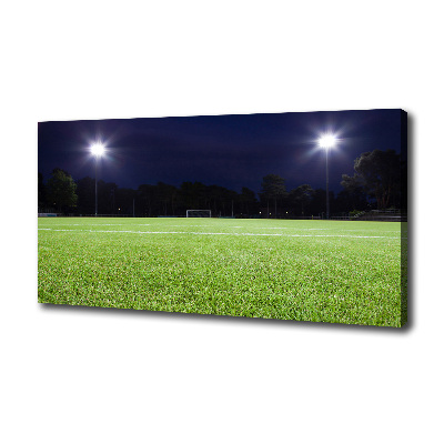 Schilderij op canvas Voetbalveld