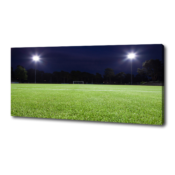 Schilderij op canvas Voetbalveld