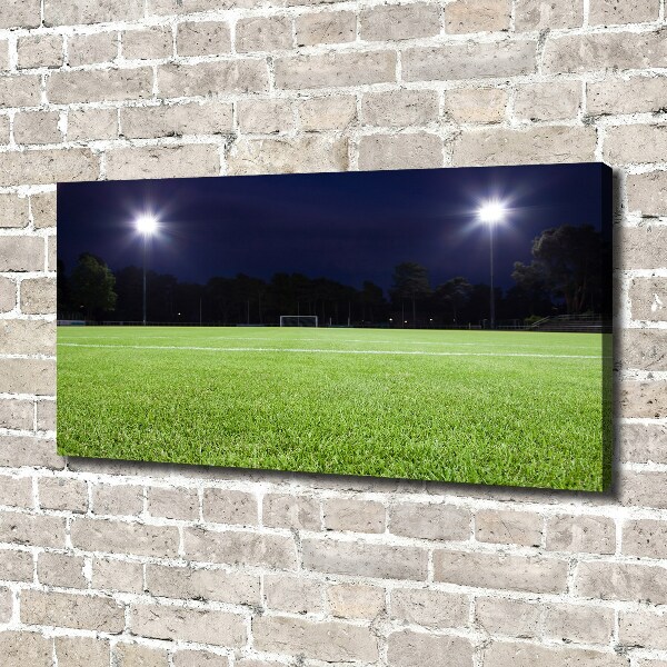 Schilderij op canvas Voetbalveld