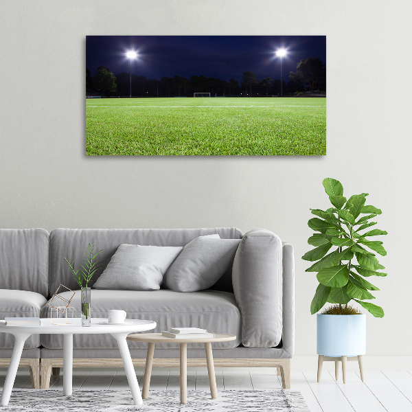 Schilderij op canvas Voetbalveld