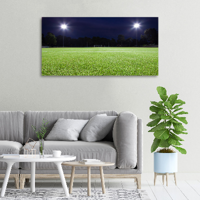 Schilderij op canvas Voetbalveld