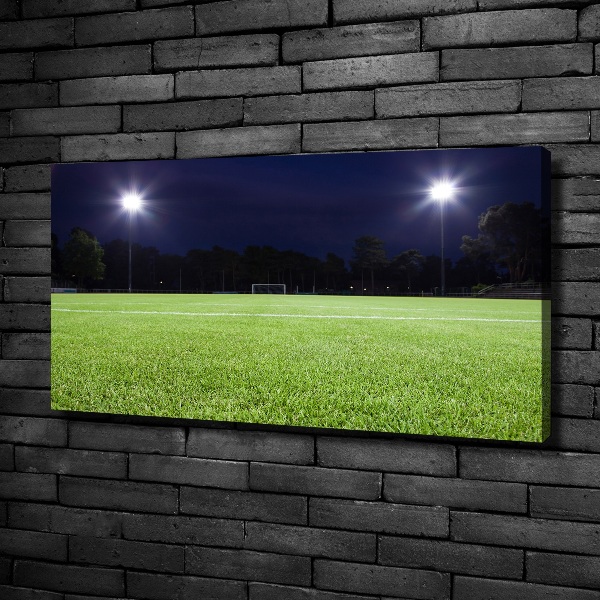 Schilderij op canvas Voetbalveld