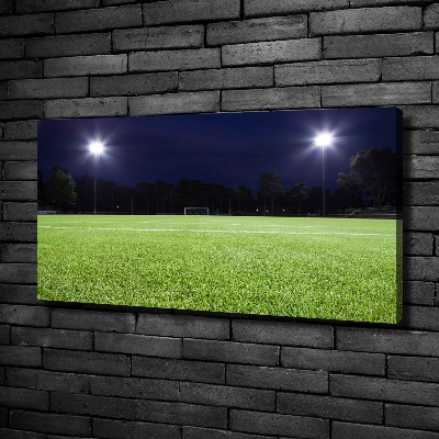 Schilderij op canvas Voetbalveld